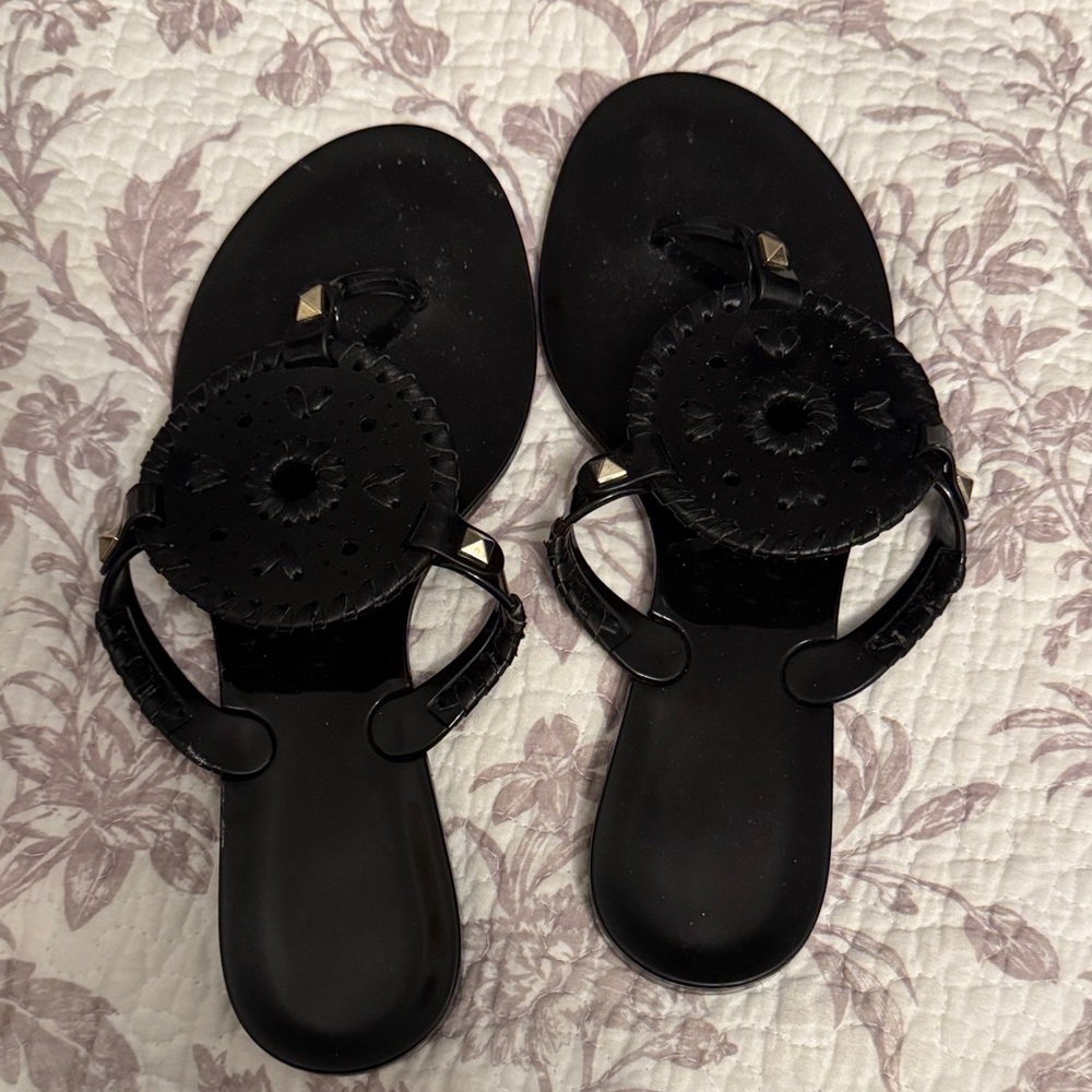 Jack Rogers Black Sandals